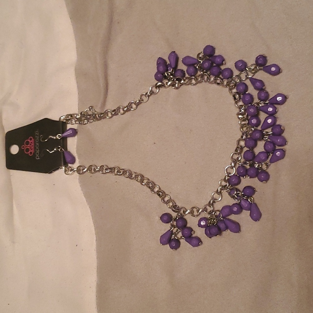 Paparazzi Necklace with matching earrings